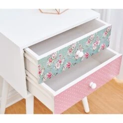 Cherry Tree Furniture CANTERBURY Wooden 2-Drawer Bedside Table Nightstand, Rose & Polka Dot Pattern 12 Cherry Tree Furniture CANTERBURY Wooden 2-Drawer Bedside Table Nightstand, Rose & Polka Dot Pattern -Best Furniture Shop 81I YjA6LEL. AC SL1500 d5ed380d 2a31 4720 ad06 3a1bcc4eb853