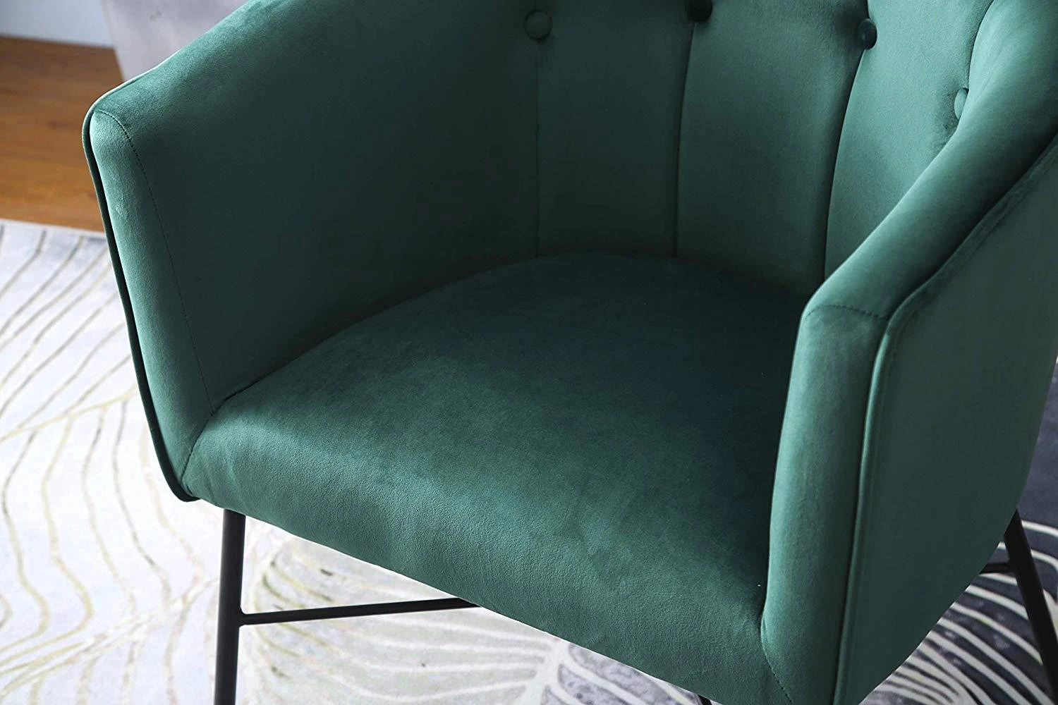 Aurelie Tub Chair In Emerald Green Velvet 7 Aurelie Tub Chair In Emerald Green Velvet - Image 7