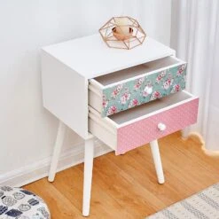 Cherry Tree Furniture CANTERBURY Wooden 2-Drawer Bedside Table Nightstand, Rose & Polka Dot Pattern 9 Cherry Tree Furniture CANTERBURY Wooden 2-Drawer Bedside Table Nightstand, Rose & Polka Dot Pattern -Best Furniture Shop 91Ewm3 2BPOvL. AC SL1500 91748baf 6eb6 465a 86b9 2f7aeaa1f34f