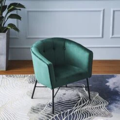 Aurelie Tub Chair In Emerald Green Velvet 9 Aurelie Tub Chair In Emerald Green Velvet -Best Furniture Shop 91LLxlBuAyL. AC SL1500 038b085d 692a 4aad 8589 028081122a2d
