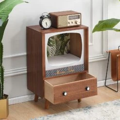 Vintage Style TV Cat Condo 13 Vintage Style TV Cat Condo -Best Furniture Shop 91hFZLppK1L. AC SL1500 5ca970f7 9b8d 4d4e 9b8b 97693d00dbc3