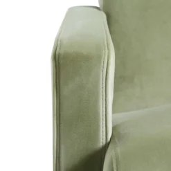 Brompton Sculptural Armchair, Lichen Velvet -Best Furniture Shop ACH 2173 LICHEN VEL detail3