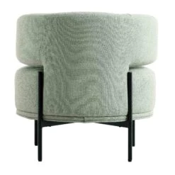 Penn Sage Green Boucle Wing Back Accent Chair -Best Furniture Shop ACH 750 GREEN BOUCLE WB5