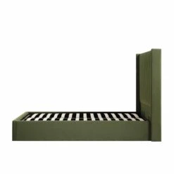 Wilton Moss Green Velvet Ottoman Storage Bed 26 Wilton Moss Green Velvet Ottoman Storage Bed -Best Furniture Shop AH 017 MOSS VEL WB5