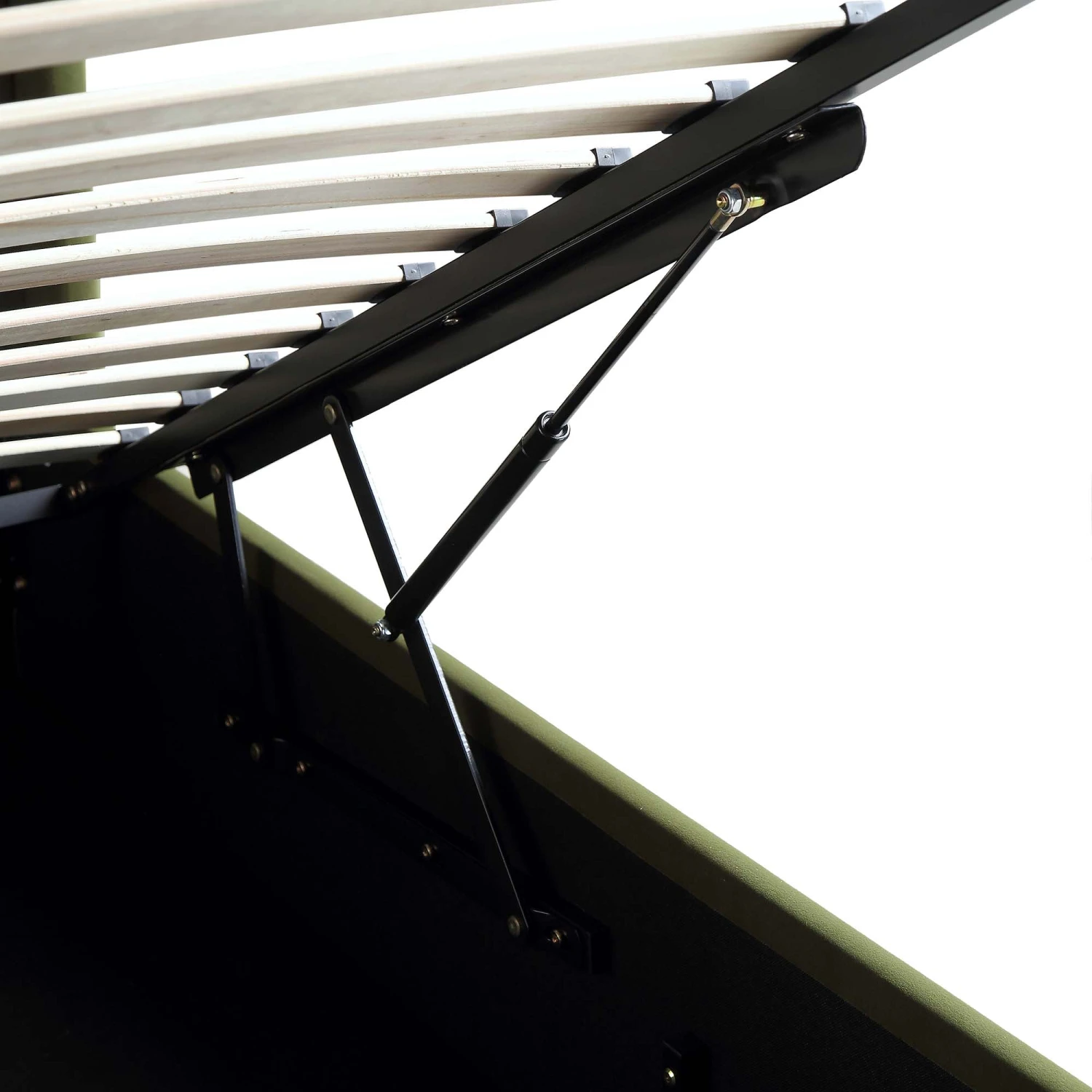 Wilton Moss Green Velvet Ottoman Storage Bed 14 Wilton Moss Green Velvet Ottoman Storage Bed - Image 14