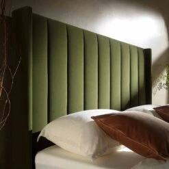 Wilton Moss Green Velvet Ottoman Storage Bed 19 Wilton Moss Green Velvet Ottoman Storage Bed -Best Furniture Shop AH 017 MOSS VEL scene3