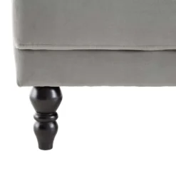 Hanney 3-Seater Chesterfield Sofabed In Grey Velvet 34 Hanney 3-Seater Chesterfield Sofabed In Grey Velvet -Best Furniture Shop AYSF 011 GREY VEL detail4