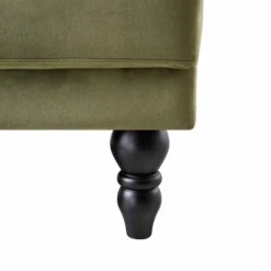 Hanney 3-Seater Chesterfield Sofabed In Moss Green Velvet -Best Furniture Shop AYSF 011 MOSSGREEN VEL detail4