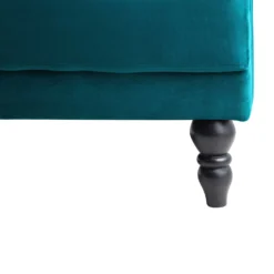 Hanney 3-Seater Chesterfield Sofabed In Teal Velvet -Best Furniture Shop AYSF 011 TEAL VEL detail4