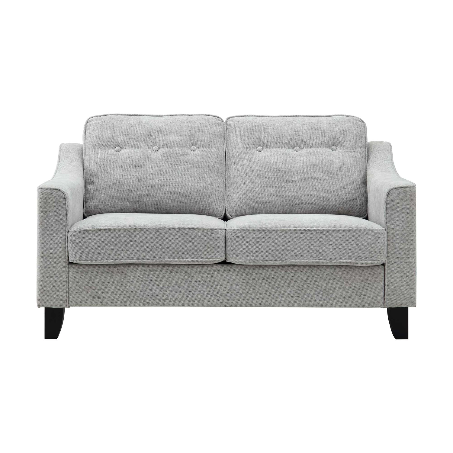 Harper 2-Seater Slope Arm Grey Woven Fabric Sofa 3 Harper 2-Seater Slope Arm Grey Woven Fabric Sofa - Image 3