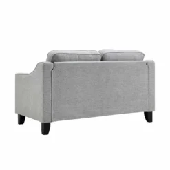 Harper 2-Seater Slope Arm Grey Woven Fabric Sofa 18 Harper 2-Seater Slope Arm Grey Woven Fabric Sofa -Best Furniture Shop AYSF 015 GREY WOVEN 2ST WB4