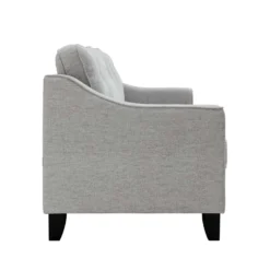 Harper 2-Seater Slope Arm Grey Woven Fabric Sofa 23 Harper 2-Seater Slope Arm Grey Woven Fabric Sofa -Best Furniture Shop AYSF 015 GREY WOVEN 2ST WB5