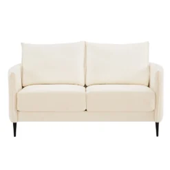 Bari Beige Woven Fabric Sofa 24 Bari Beige Woven Fabric Sofa -Best Furniture Shop AYSF 08 BEIGEFAB 2ST 1