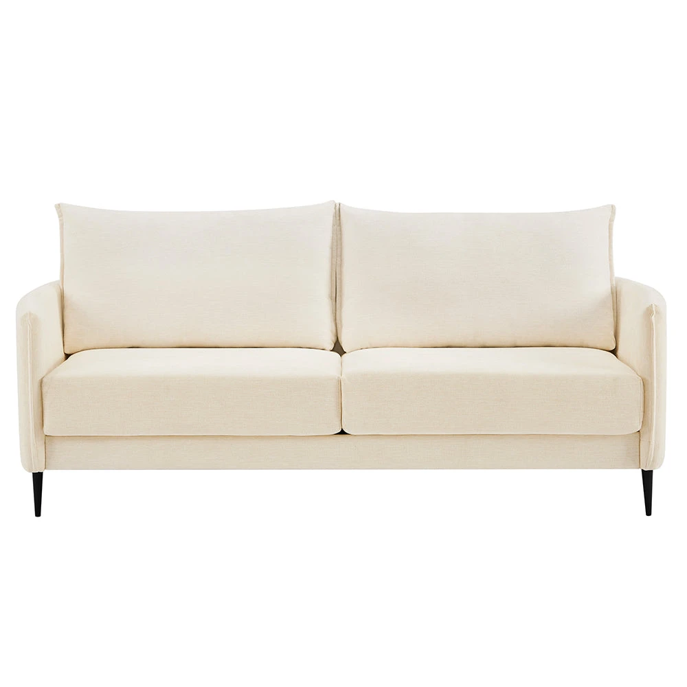 Bari Beige Woven Fabric Sofa 4 Bari Beige Woven Fabric Sofa - Image 4