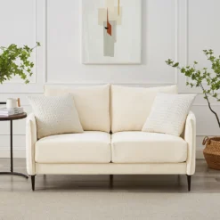 Bari Beige Woven Fabric Sofa 22 Bari Beige Woven Fabric Sofa -Best Furniture Shop AYSF 08 BEIGEFAB 3ST scene2