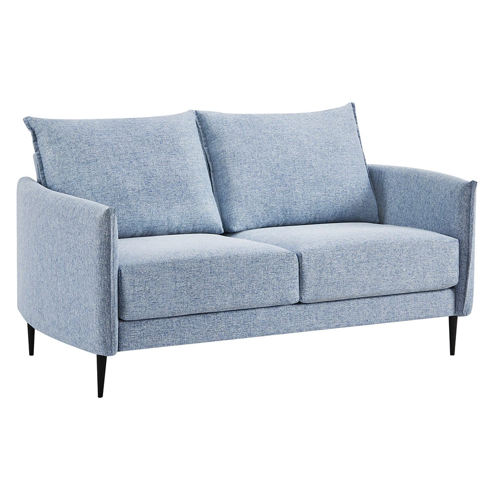 Bari Flax Blue Fabric Sofa 11 Bari Flax Blue Fabric Sofa - Image 11