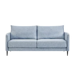 Bari Flax Blue Fabric Sofa 19 Bari Flax Blue Fabric Sofa -Best Furniture Shop AYSF 08 BLUEFAB 3ST 1