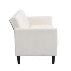 Latimer Beige Woven Fabric 3-Seater Storage Sofa Bed -Best Furniture Shop AYSF 09 BEIGEWOVEN 3ST WB7