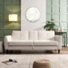Latimer Beige Woven Fabric 3-Seater Storage Sofa Bed