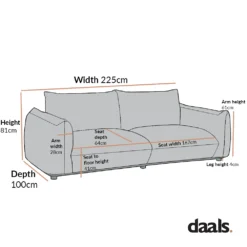 Gianni Three Seater Sofa, Terracotta Fabric 21 Gianni Three Seater Sofa, Terracotta Fabric -Best Furniture Shop BO 9678 3ST 45dc0028 672d 420f b9f8 3cc1e9030a99