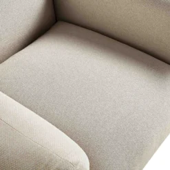 Gianni Armchair, Beige Woven Fabric -Best Furniture Shop BOSF 9678 BEIGE WOV 1ST detail1