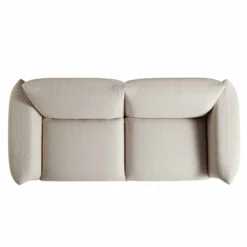 Gianni Three Seater Sofa, Beige Woven Fabric -Best Furniture Shop BOSF 9678 BEIGE WOV 3ST WB4