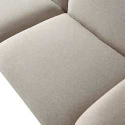 Gianni Three Seater Sofa, Beige Woven Fabric -Best Furniture Shop BOSF 9678 BEIGE WOV 3ST detail3