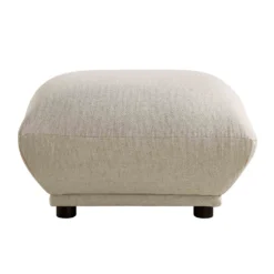 Gianni Pouffe, Beige Woven Fabric -Best Furniture Shop BOSF 9678 BEIGE WOV STOOL main