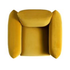 Gianni Armchair, Goldenrod Velvet -Best Furniture Shop BOSF 9678 GOLD VEL 1ST WB4