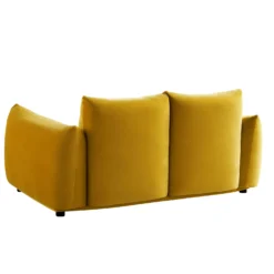 Gianni Two Seater Sofa, Goldenrod Velvet 25 Gianni Two Seater Sofa, Goldenrod Velvet -Best Furniture Shop BOSF 9678 GOLD VEL 2ST WB6