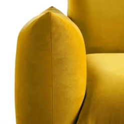 Gianni Two Seater Sofa, Goldenrod Velvet 26 Gianni Two Seater Sofa, Goldenrod Velvet -Best Furniture Shop BOSF 9678 GOLD VEL 2ST detail1