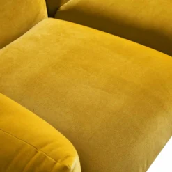 Gianni Two Seater Sofa, Goldenrod Velvet 27 Gianni Two Seater Sofa, Goldenrod Velvet -Best Furniture Shop BOSF 9678 GOLD VEL 2ST detail2