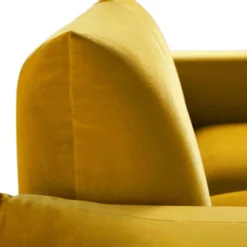 Gianni Two Seater Sofa, Goldenrod Velvet 28 Gianni Two Seater Sofa, Goldenrod Velvet -Best Furniture Shop BOSF 9678 GOLD VEL 2ST detail3