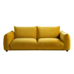 Gianni Three Seater Sofa, Goldenrod Velvet -Best Furniture Shop BOSF 9678 GOLD VEL 3ST WB1