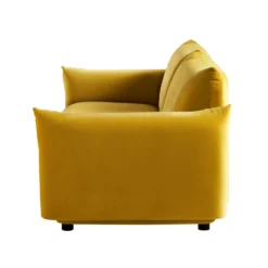 Gianni Three Seater Sofa, Goldenrod Velvet -Best Furniture Shop BOSF 9678 GOLD VEL 3ST WB5