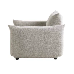 Gianni Armchair, Mist Grey Boucle -Best Furniture Shop BOSF 9678 GREY BOU 1ST WB5