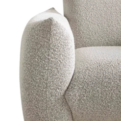 Gianni Armchair, Mist Grey Boucle -Best Furniture Shop BOSF 9678 GREY BOU 1ST detail1