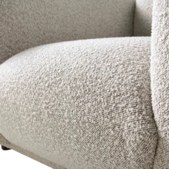 Gianni Armchair, Mist Grey Boucle -Best Furniture Shop BOSF 9678 GREY BOU 1ST detail2