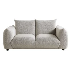 Gianni Two Seater Sofa, Mist Grey Boucle -Best Furniture Shop BOSF 9678 GREY BOU 2ST WB1