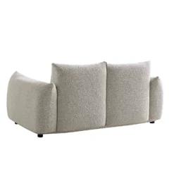 Gianni Two Seater Sofa, Mist Grey Boucle -Best Furniture Shop BOSF 9678 GREY BOU 2ST WB6