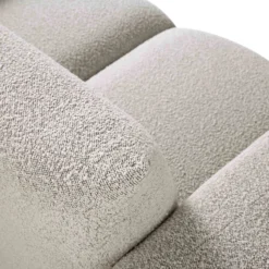 Gianni Two Seater Sofa, Mist Grey Boucle -Best Furniture Shop BOSF 9678 GREY BOU 2ST detail5