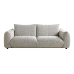 Gianni Three Seater Sofa, Mist Grey Boucle -Best Furniture Shop BOSF 9678 GREY BOU 3ST WB1
