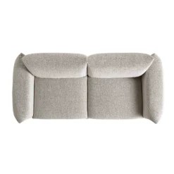 Gianni Three Seater Sofa, Mist Grey Boucle -Best Furniture Shop BOSF 9678 GREY BOU 3ST WB3