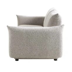 Gianni Three Seater Sofa, Mist Grey Boucle -Best Furniture Shop BOSF 9678 GREY BOU 3ST WB5