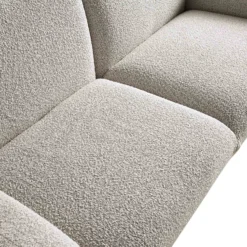 Gianni Three Seater Sofa, Mist Grey Boucle -Best Furniture Shop BOSF 9678 GREY BOU 3ST detail3