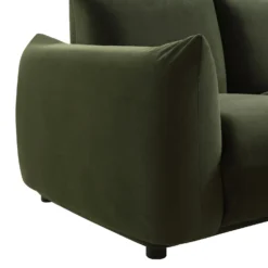 Gianni Two Seater Sofa, Moss Green Velvet -Best Furniture Shop BOSF 9678 MOSS VEL 2ST detail1