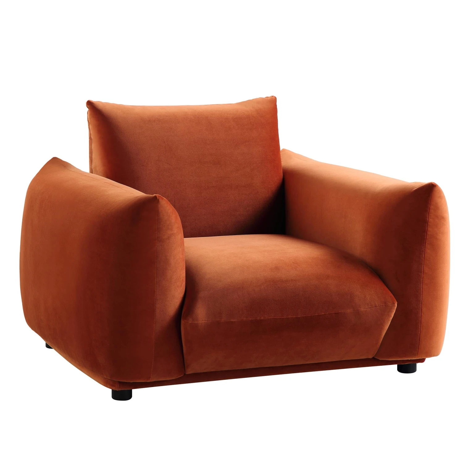 Gianni Armchair, Rust Velvet 7 Gianni Armchair, Rust Velvet - Image 7
