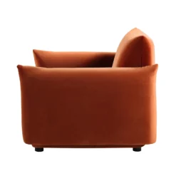 Gianni Armchair, Rust Velvet 24 Gianni Armchair, Rust Velvet -Best Furniture Shop BOSF 9678 RUST VEL 1ST WB6