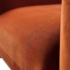 Gianni Armchair, Rust Velvet 27 Gianni Armchair, Rust Velvet -Best Furniture Shop BOSF 9678 RUST VEL 1ST detail3