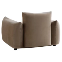 Gianni Armchair, Mink Velvet -Best Furniture Shop BOSF 9678 TAUPE VEL 1ST WB5
